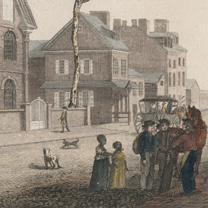 Old Lutheran Church of Philadelphia by William Birch c. 1800